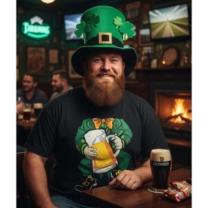 Gildan St. Patrick's Day You Are The Leprechaun Tee Black Size 2X